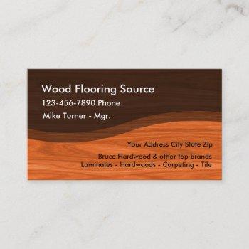 flooring and floor cleaning business card