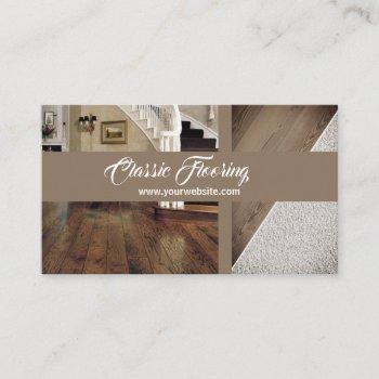 flooring company business card