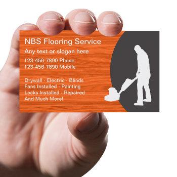 flooring service business cards