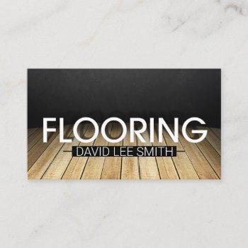 flooring wood specialist business card