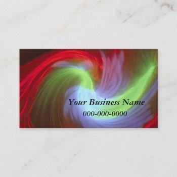 flourescent fever business card