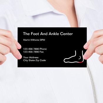 foot doctor podiatry business card