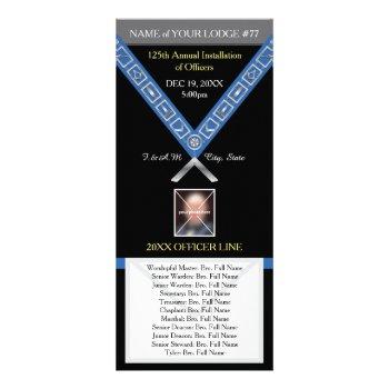 freemason program guide - installation of officers
