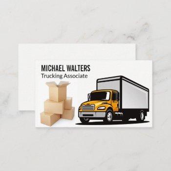 freight truck | movers | boxes business card
