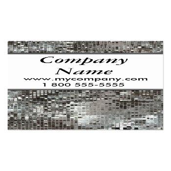 Small Fun Sequins Look Large Business Cards Front View