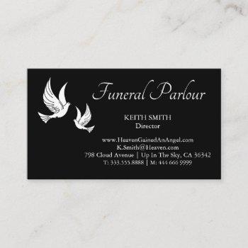 funeral parlour | funeral director business card