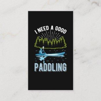 funny kayaking humor paddling kayak jokes business card