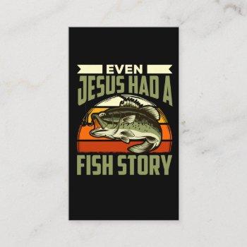 funny religious fisherman joke christian humor business card