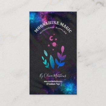 galaxy witchcraft spell kit business card