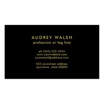 Small Glam Glitter Gold Blush Leopard Print  Luxury Business Card Back View