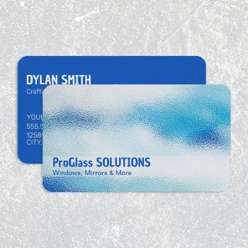 glass company glassworks business card
