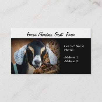 goat farm  business cards