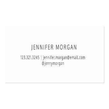 Small Gold Whimsical Script | Graduation Name Card Back View