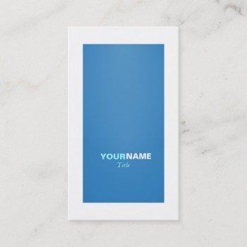 groupon modern dazzling blue business card