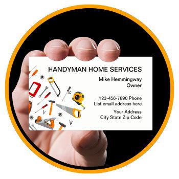 handyman professional design business card