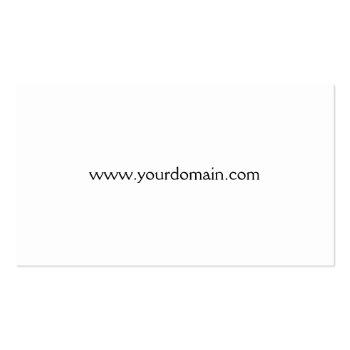 Small Handyman Sketch In Black And White Business Business Card Back View