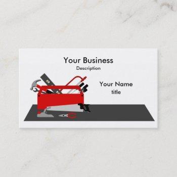 handyman tool box business card