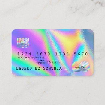 holograph  modern credit card style