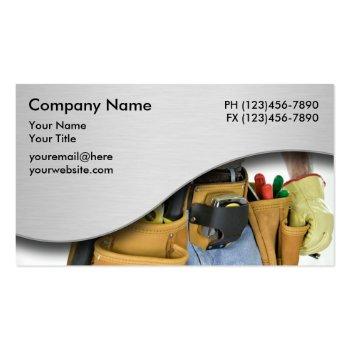 Small Home Handyman Design Business Card Front View