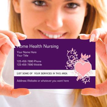 home health business cards