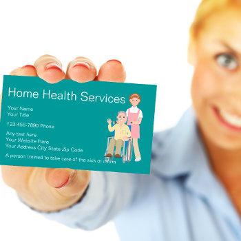 home health nurse business cards