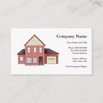 home inspector business card