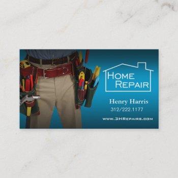 home repair handyman business card
