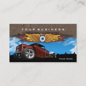 hot rod earthmonster business card