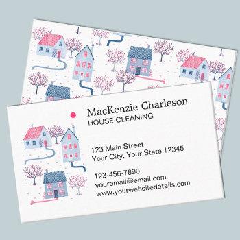 house cleaning business card