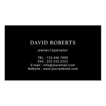 Small House Cleaning Pressure Washing House Logo Black Business Card Back View