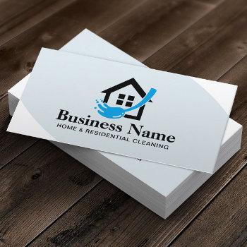 house cleaning professional housekeeping service  business card