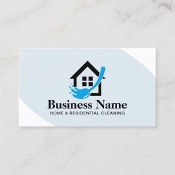 house cleaning professional housekeeping service  business card