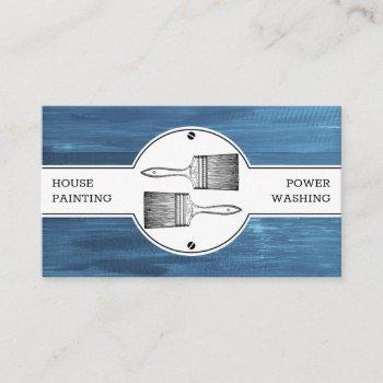 house painter decorator professional contractor business card