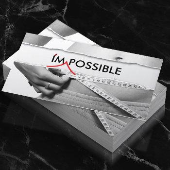 i'm possible fitness body sculpting business card