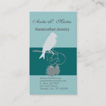 indie handcrafted jewelry  designer bead  artist business card