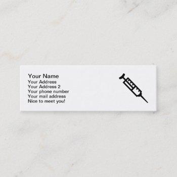 injection doctor mini business card
