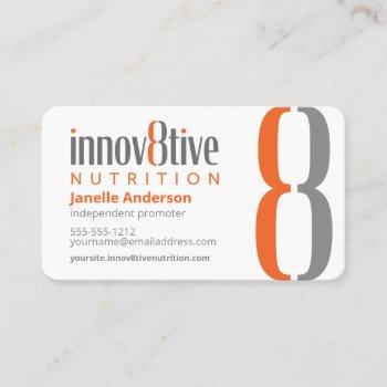 Small Innov8tive Nutrition Promotor Business Card Front View