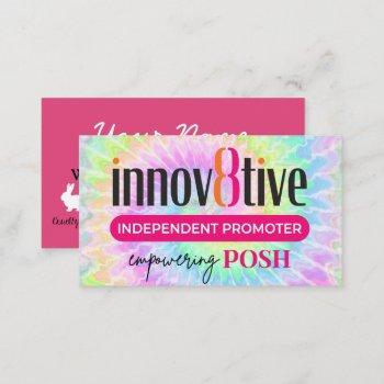 innov8tive posh tie dye business card design