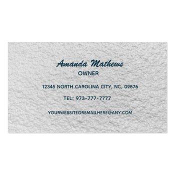 Small Insulation Slogans Business Cards Back View