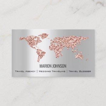 investments finance wedding traveling world gray business card