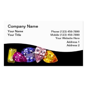 Small Jewelry Business Cards Front View
