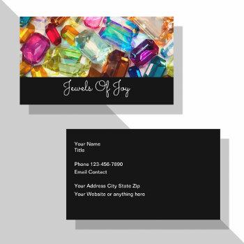 jewelry theme business card design