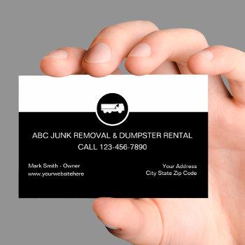 junk removal business cards