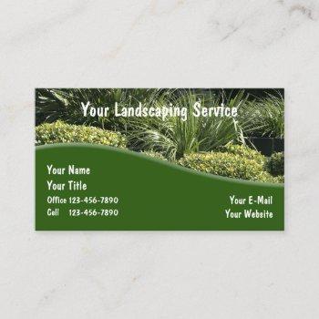 landscaping business cards fixed