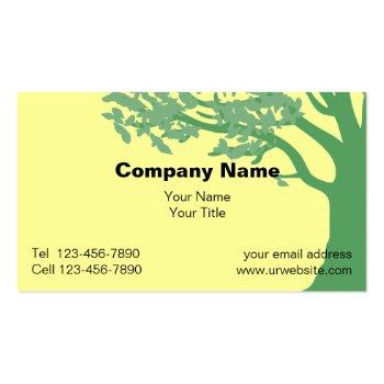 Small Landscaping Business Cards New Front View