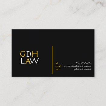 law firm office lawyer professional business card