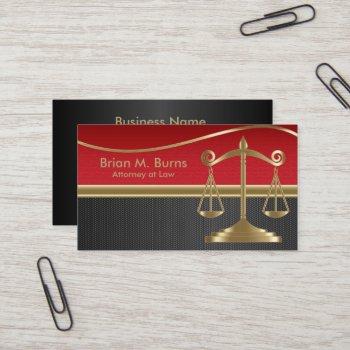 law | scales of justice | customizable business card