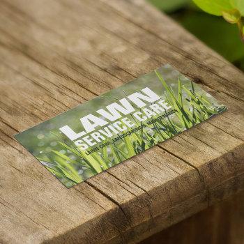 lawn care & landscaping business card