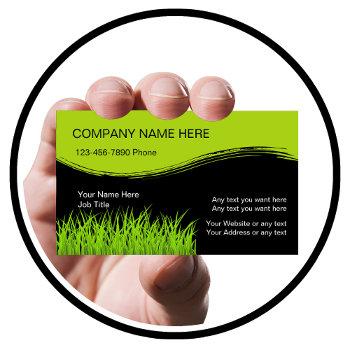 lawn mowing business cards