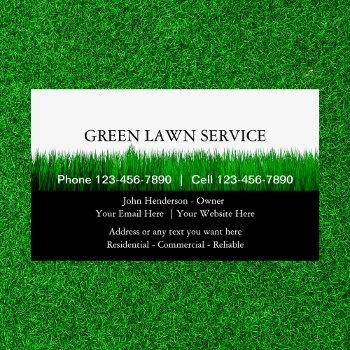 lawn service business cards